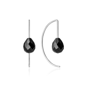 Cercei argint cu onix negru DiAmanti MS23496E-G (Argint 925‰ 0,8 g.)